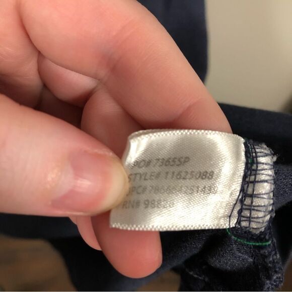 US Polo Assn Vintage Men's Navy Blue Polo Short Sleeve Shirt Embroidered size 2X - Picture 7 of 9